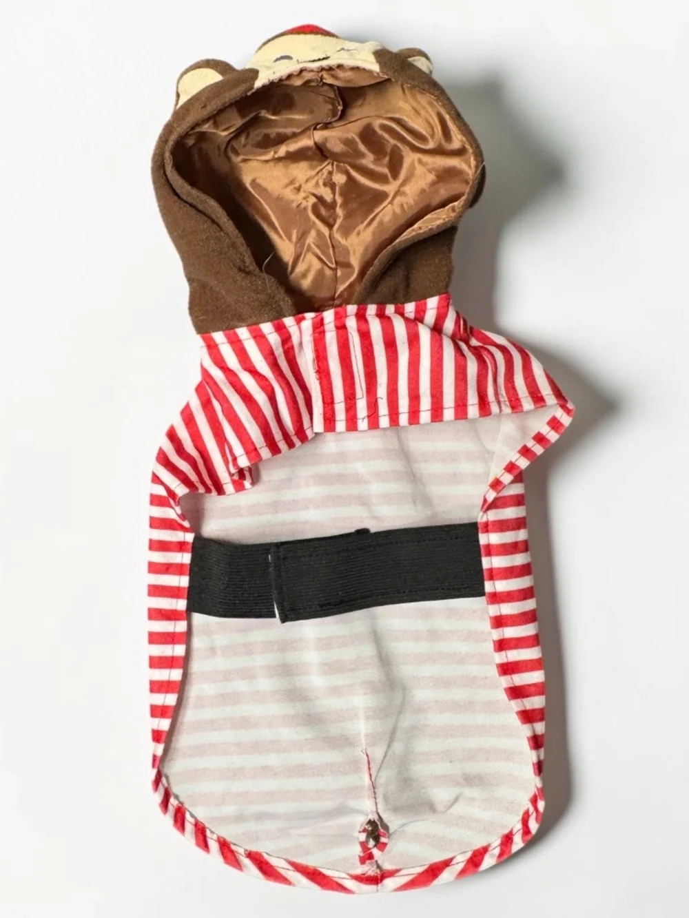 Monkey Dog Costume Small Halloween Pet Outfit w Hood Tail
